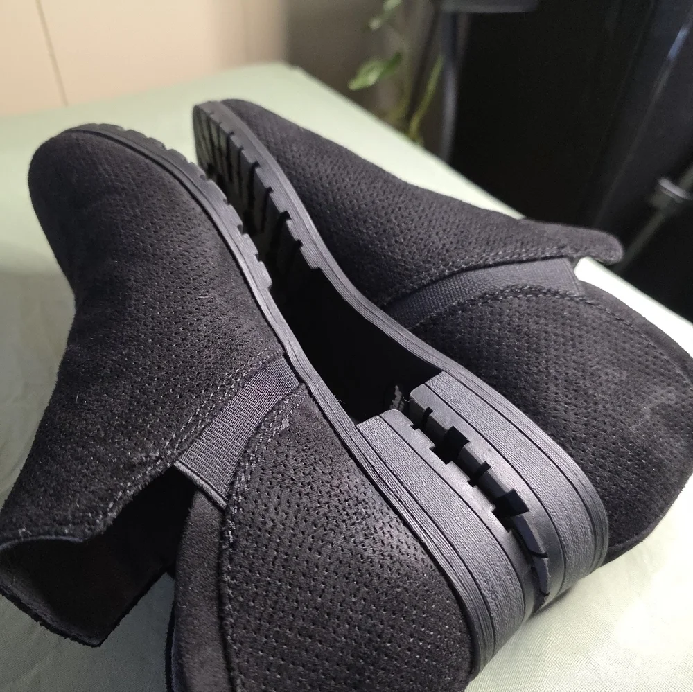 🌟 Dr SCHOLLS Women's Black Slip-On Shoes Size 8